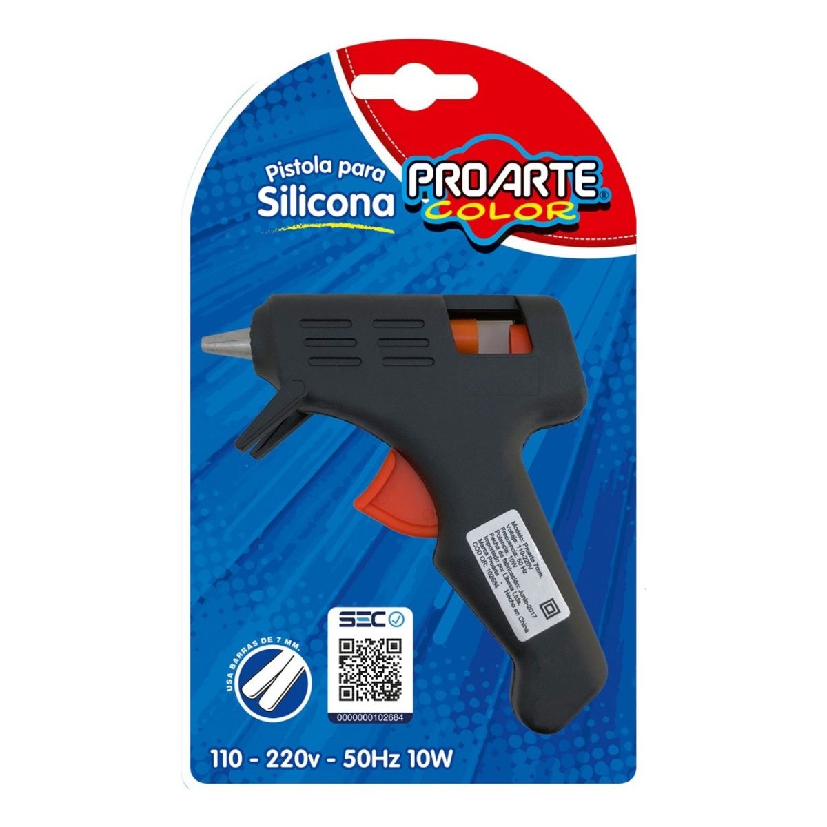 PROARTE - Pistola Manualidades Silicona Electrica Proarte 7mm