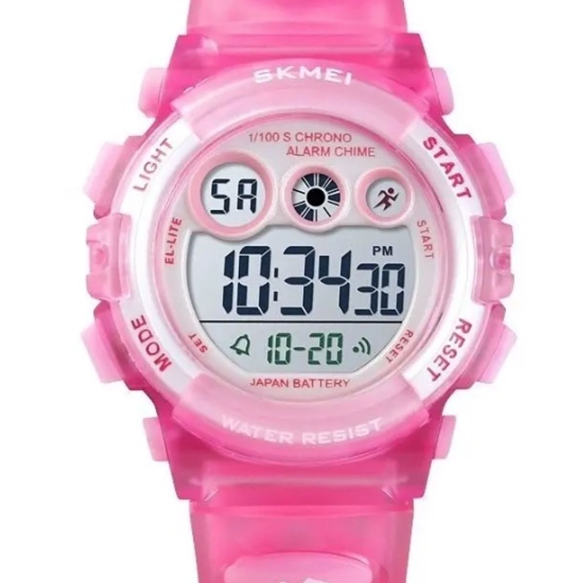 GENERICO - Reloj Skmei 1451 Niños Deportivo Digital Sumergible Rosa