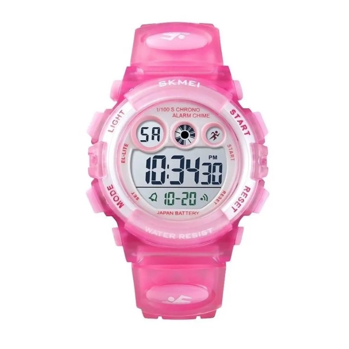 GENERICO - Reloj Skmei 1451 Niños Deportivo Digital Sumergible Rosa