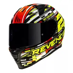 GENERICO - Casco De Moto Revenge 2 Baye A5 Rojo Brillo