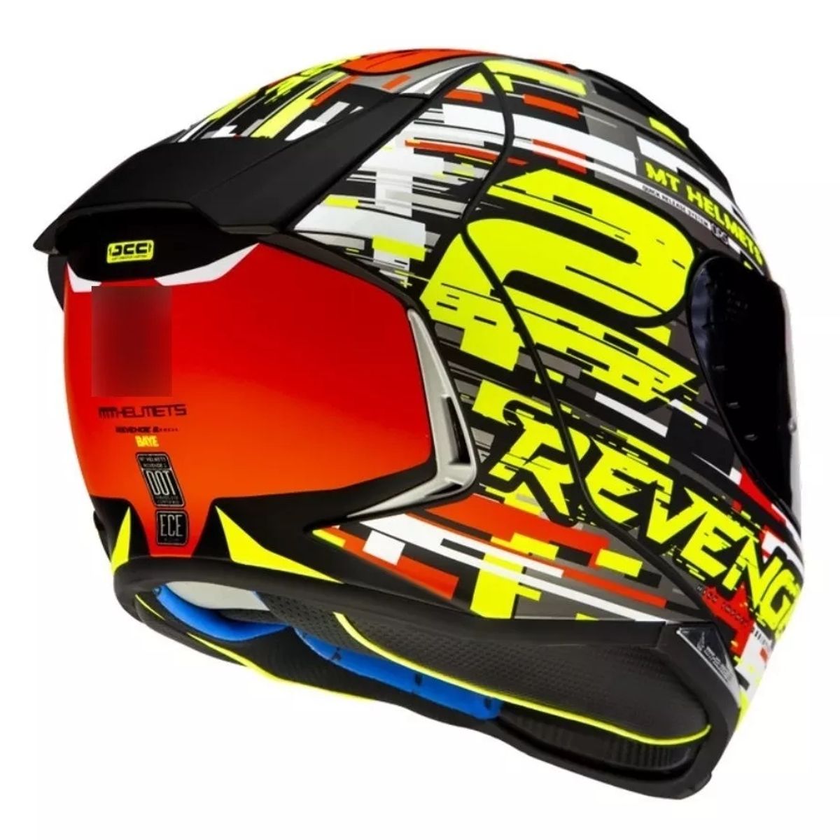 GENERICO - Casco De Moto Revenge 2 Baye A5 Rojo Brillo