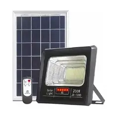 GENERICO - Foco solar 200 W Color Negro Contra Agua