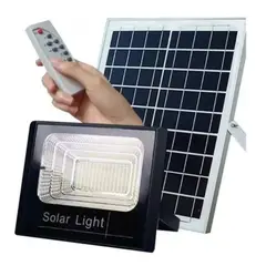 GENERICO - Foco Reflector Led Solar 300w Control Panel Resiste Al Agua