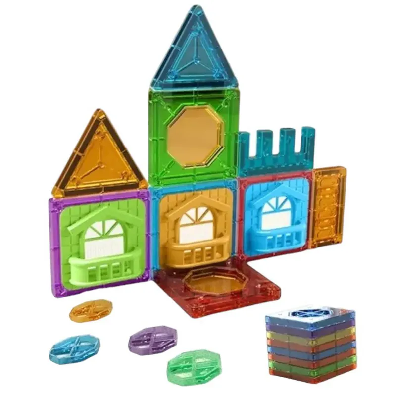 GENERICO - Bloques De Construcción Magnéticos Didáctico Juego 20 Pcs