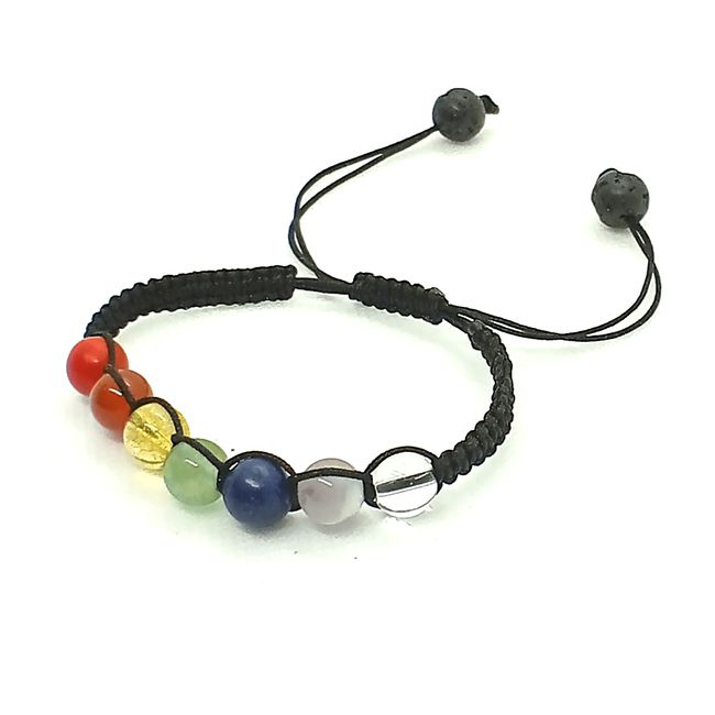 GENERICO - Pulsera 7 Chakras - Hilo Macramé…