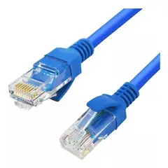 GENERICO - Cable de Red Rj45 Internet 11 Metros Categoría 5e UTP Azul