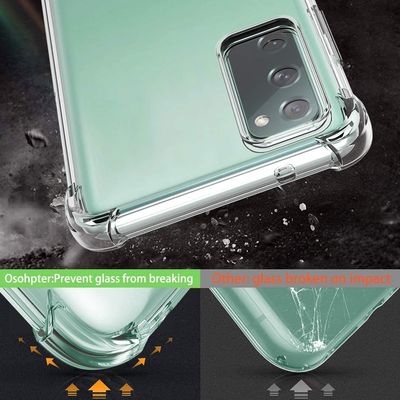 Imagen 2 del producto Carcasa para Samsung S20 FE Transparente + Lamina de Ceramica