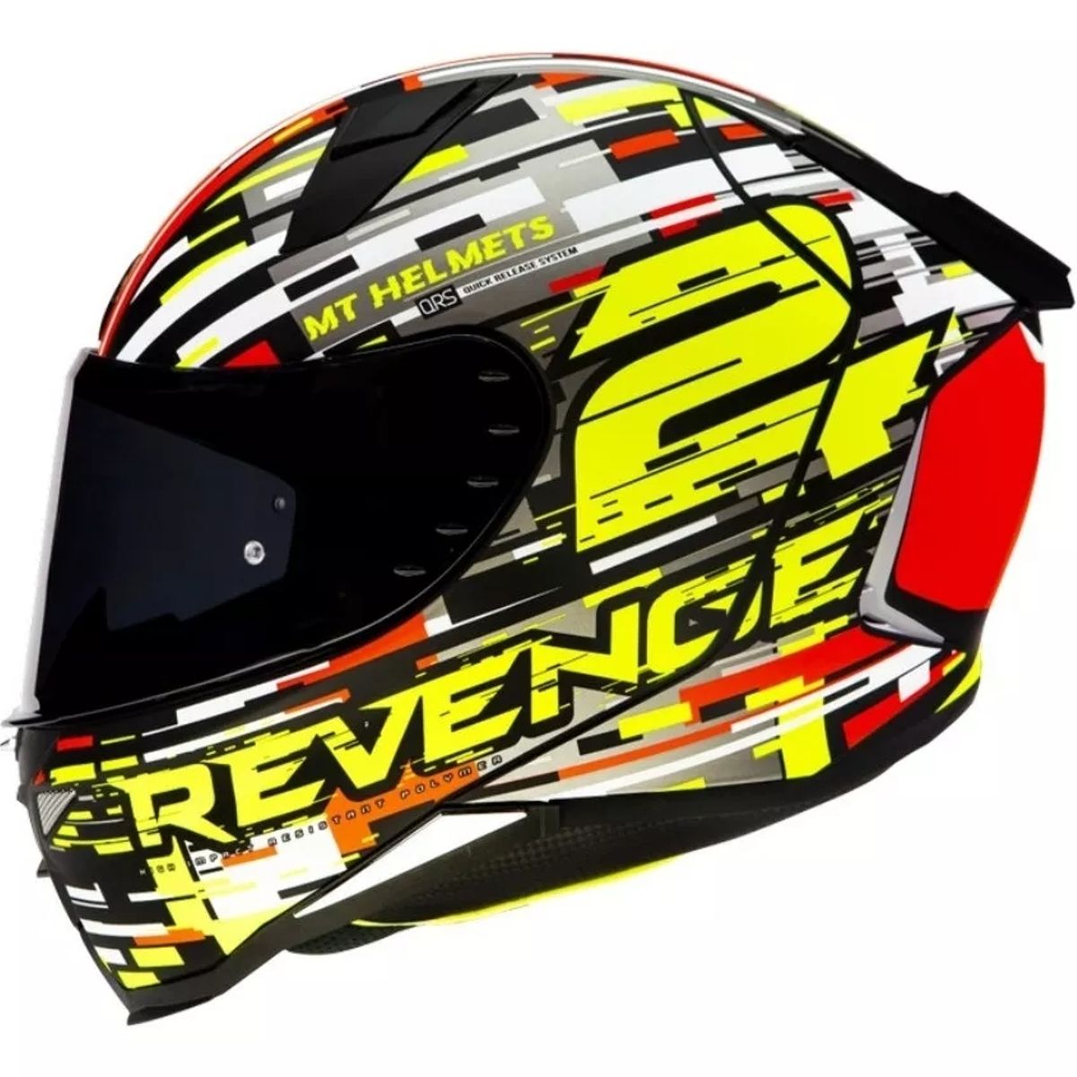 GENERICO - Casco De Moto  Revenge 2 Baye A5 Rojo Brillo XXL