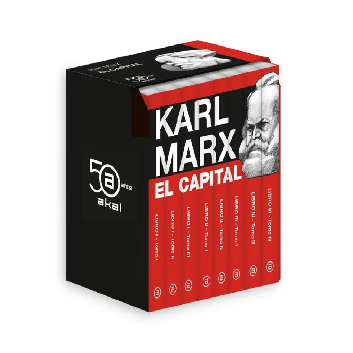 AKAL - EL CAPITAL ESTUCHE OBRA COMPLETA EDICION 50 ANIVERSARIO