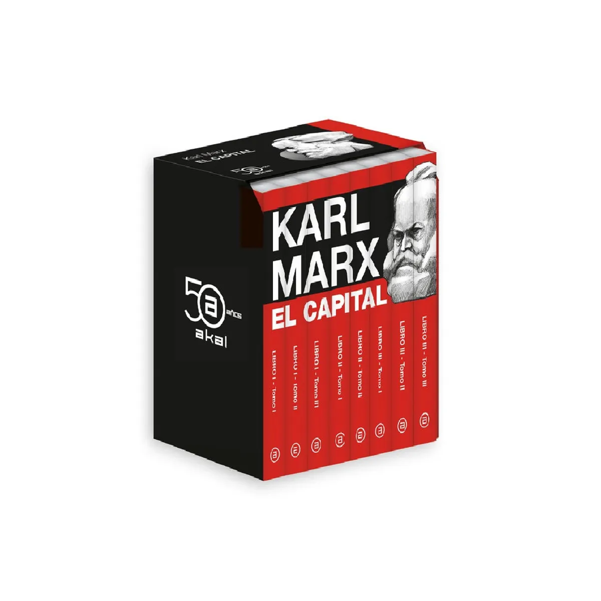 AKAL - EL CAPITAL ESTUCHE OBRA COMPLETA EDICION 50 ANIVERSARIO