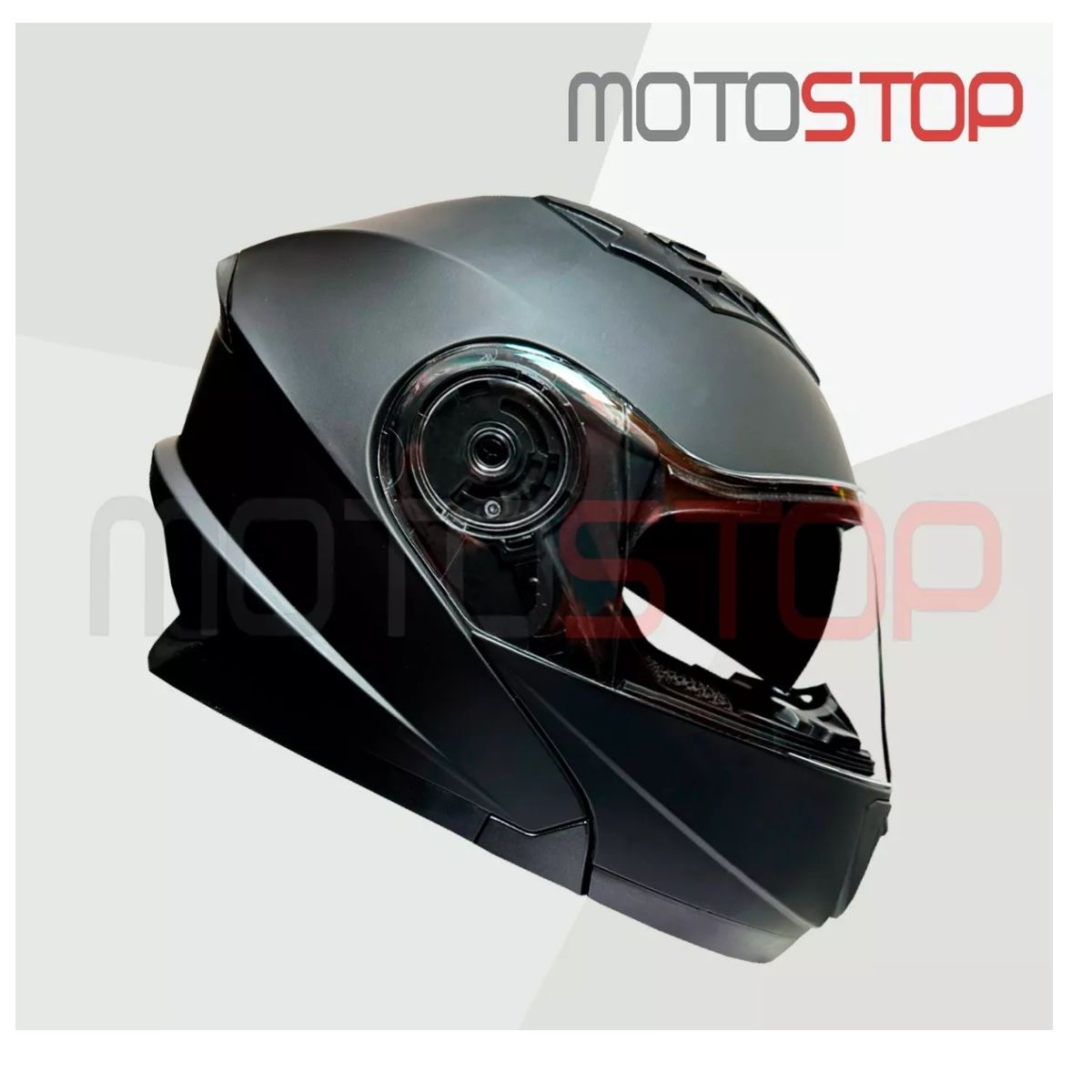 GENERICO - Casco Abatible Negro Matte Certificado Dot XL