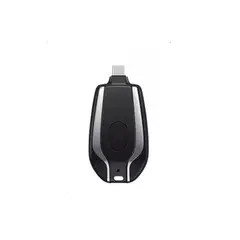GENERICO - Llavero Portátil Mini Power Bank De 1500 Mah,Color Negro, Tipo C