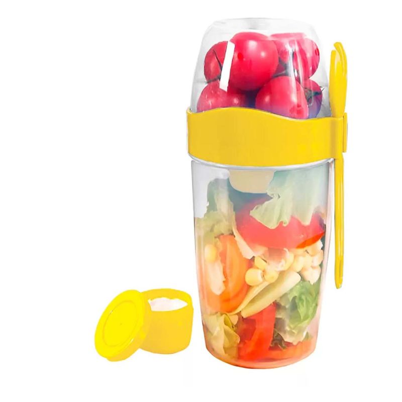 GENERICO - Contenedor de alimento tupper snack y ensalada.