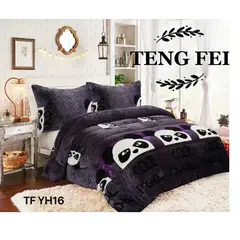 GENERICO - Cobertor Cubrecama de Invierno Plush con chiporro 1,5 plazas osito