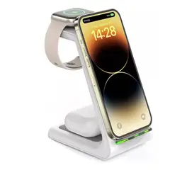 GENERICO - Estación Carga Inalámbrica Para iPhone AirPods