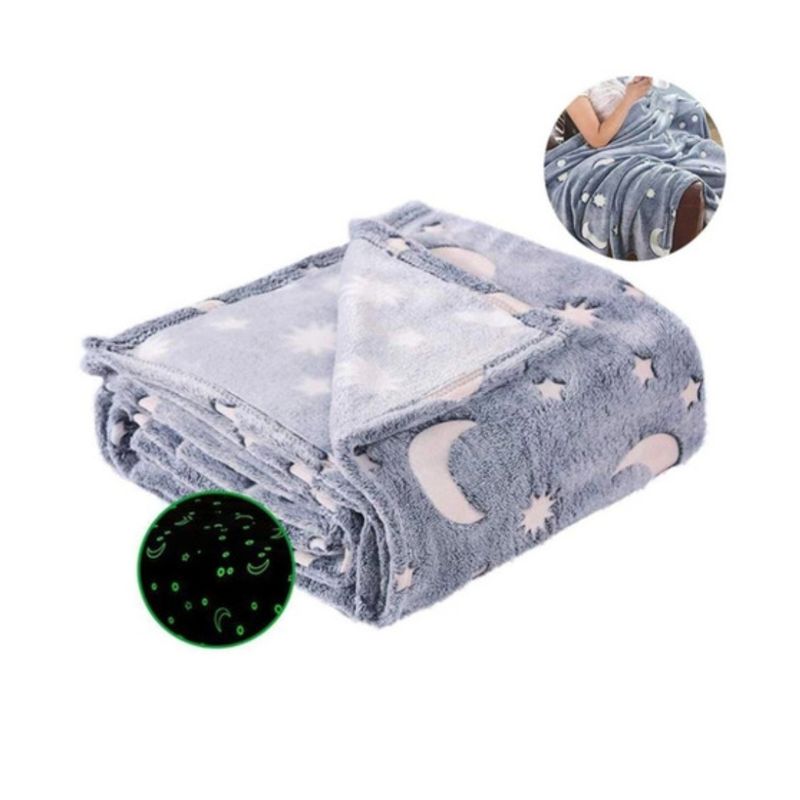 GENERICO - Manta Mágica Brilla En Oscuridad Manta Infantil 170x100mtsColor Gris