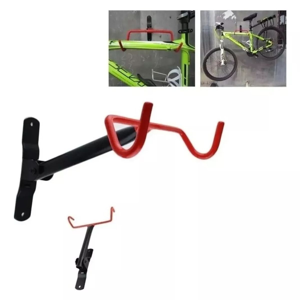 GENERICO - Soporte Bicicleta Pared Colgador De Bicicleta Bicicleteros