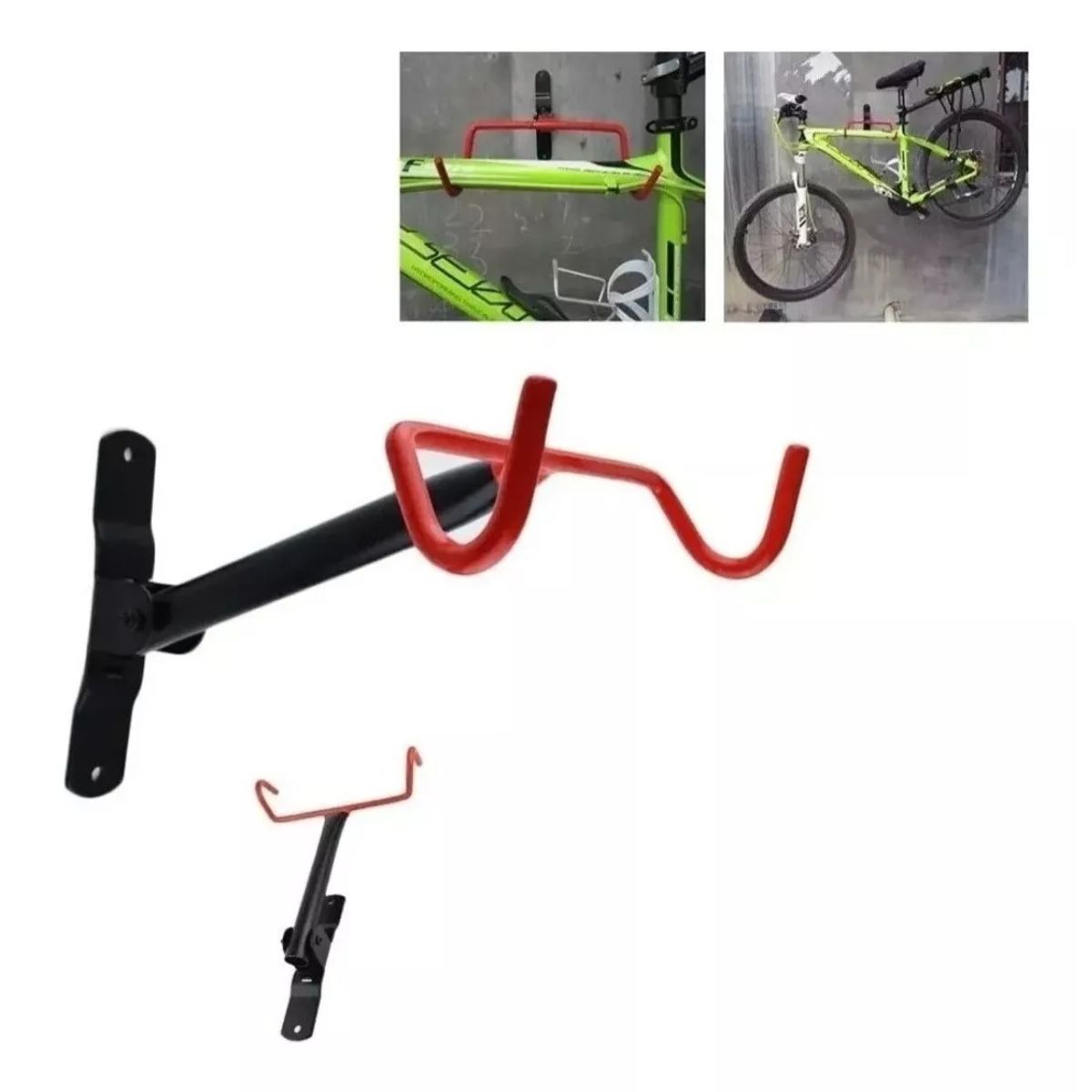 GENERICO - Soporte Bicicleta Pared Colgador De Bicicleta Bicicleteros