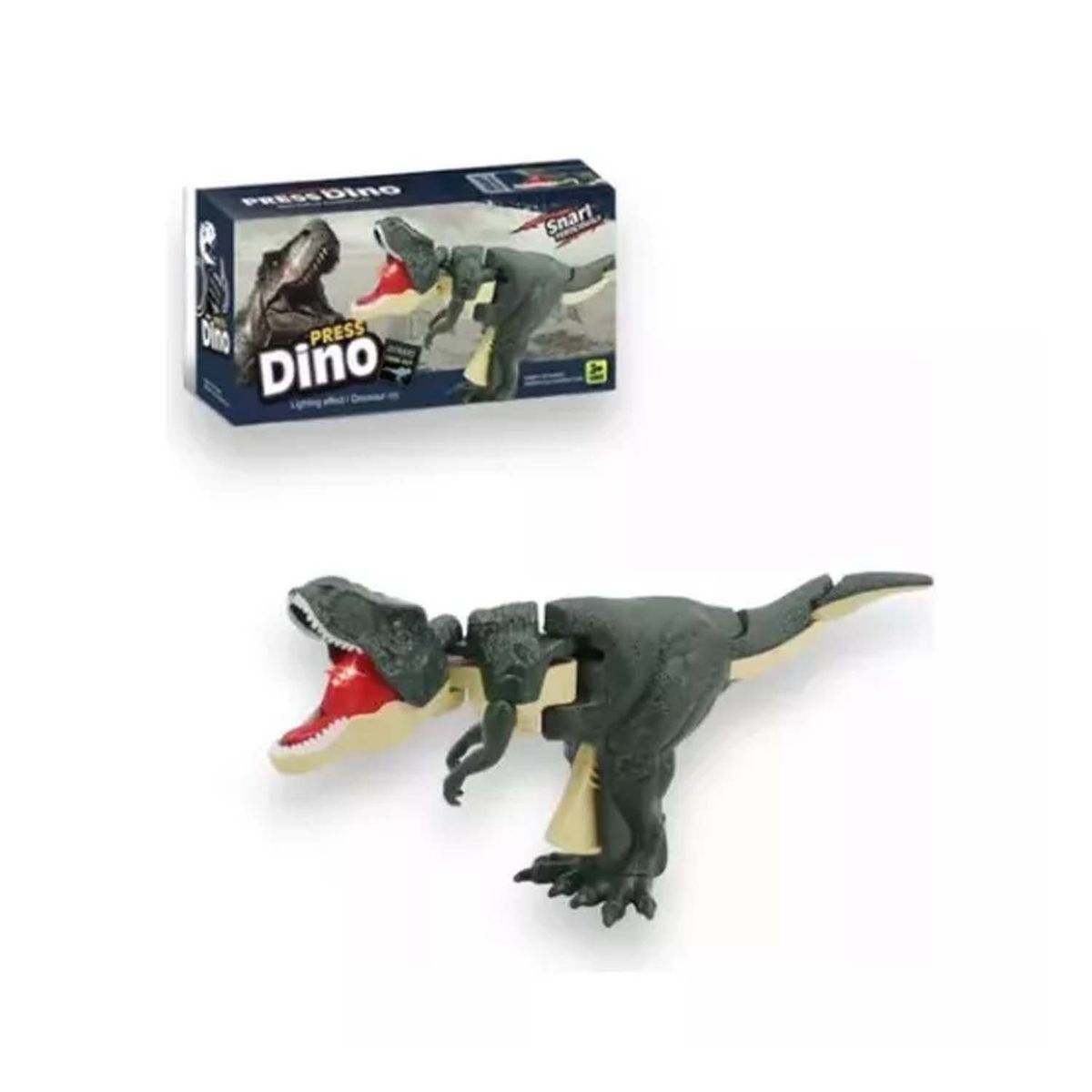 GENERICO - Dinosaurio Zaza Juguete T-rex Movimiento Luz Sonidos Tiktok