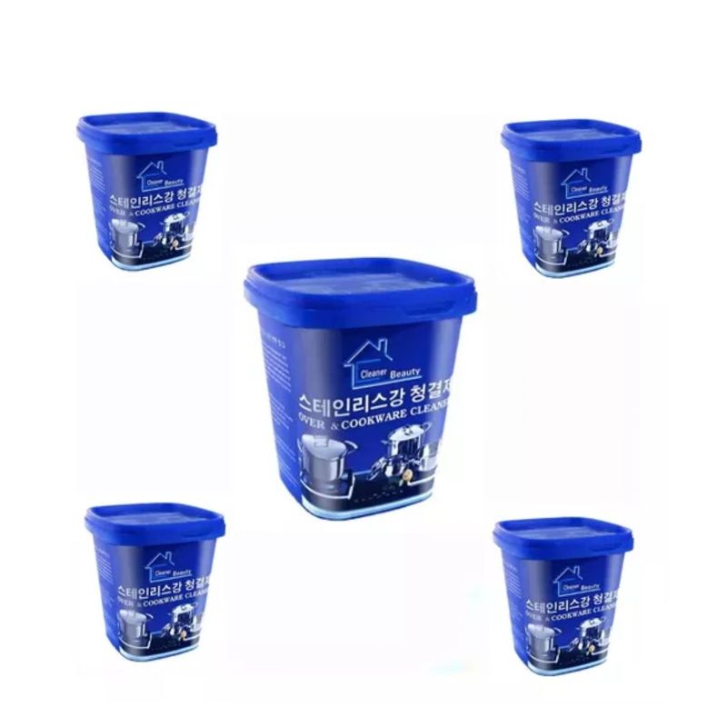 GENERICO - Pack 5 Limpia Olla Multiuso Pasta Crema Magic Limpiador Acer