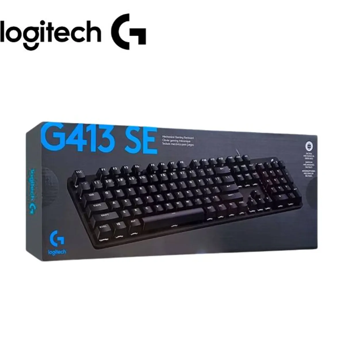 LOGITECH - Teclado Logitech G413 Se Sw Tactile Led Blanco Pbt Us