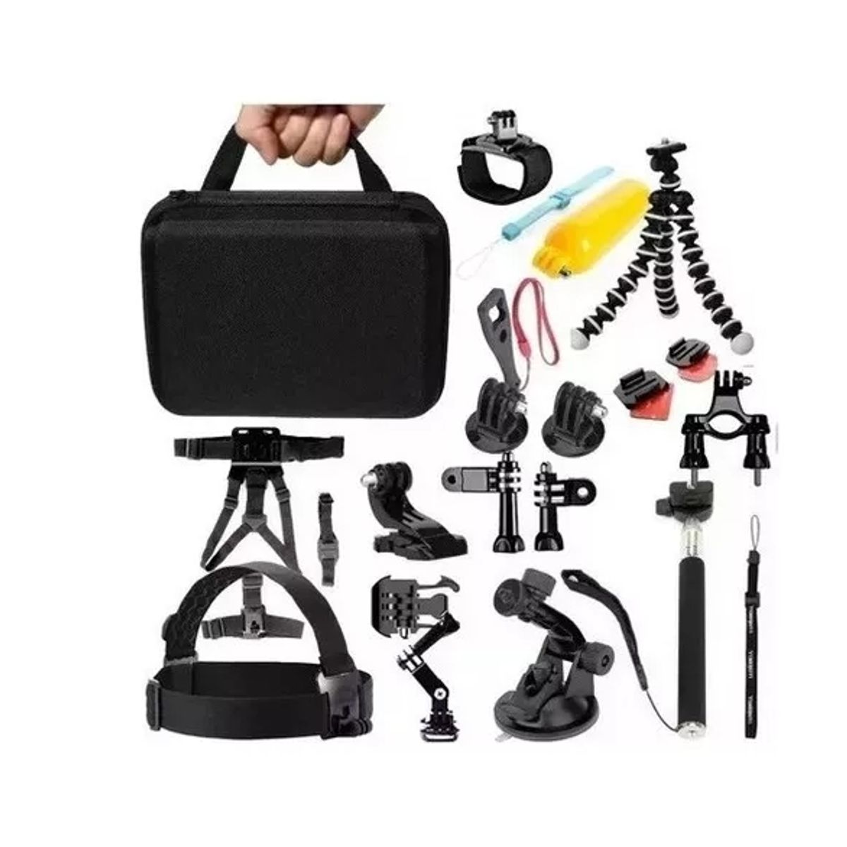 GENERICO - Kit Maleta Gopro 28 Accesorios Camara Deportes
