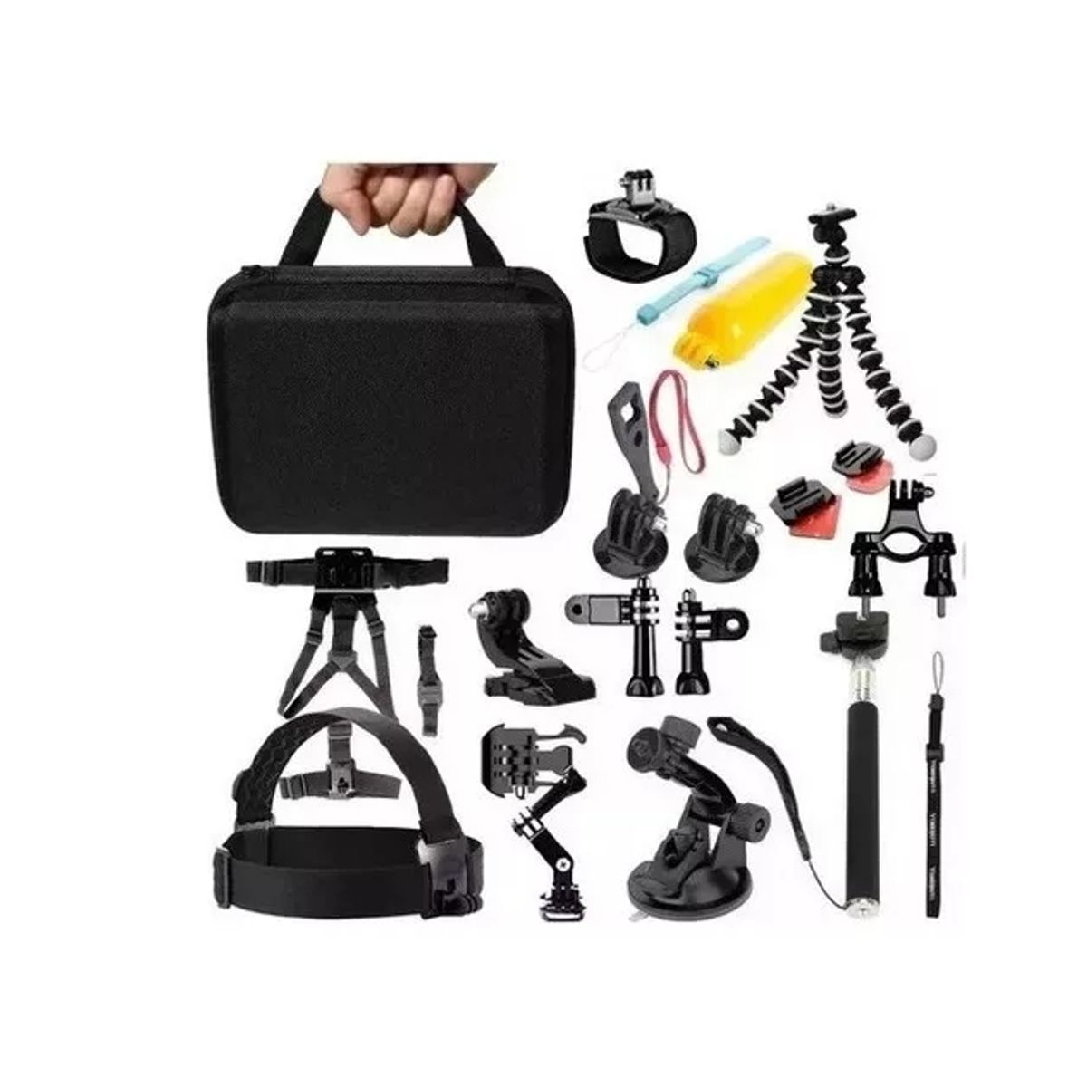 GENERICO - Kit Maleta Gopro 28 Accesorios Camara Deportes