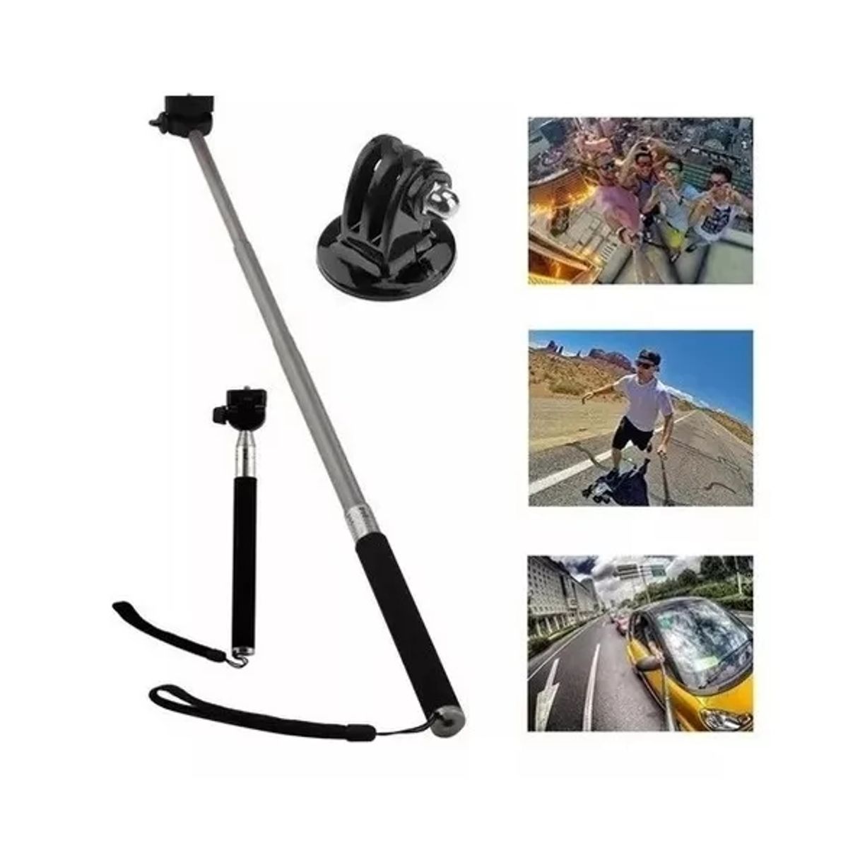 GENERICO - Kit Maleta Gopro 28 Accesorios Camara Deportes