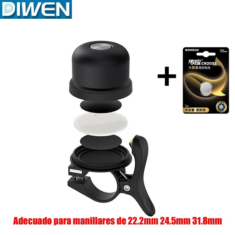 DIWEN - Dispositivo antipérdida para timbre de bicicleta para iPhone