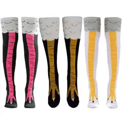 EVERSO - 3 Pare Medias De Patas De Pollo Sexys Divertidos Calcetines
