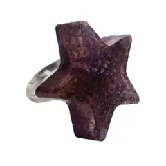 CATHALIFAUDJOYAS - Anillo estrella resina