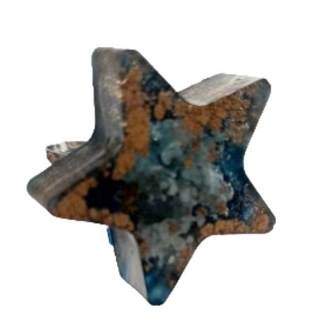 CATHALIFAUDJOYAS - Anillo estrella resina CathalifaudJoyas