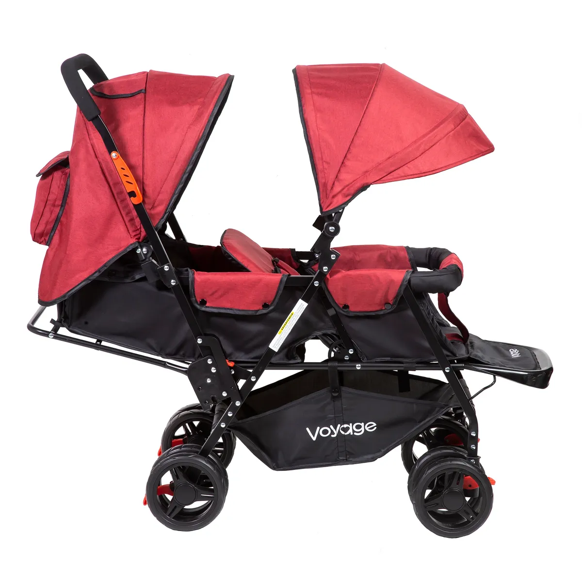 VOYAGE - Coche Duo Hermano Mayor y Menor Twinity Red