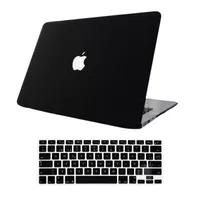 Carcasa Negra Acabado Mate Para Macbook Pro 13.3 M2/M1 Mas Protector