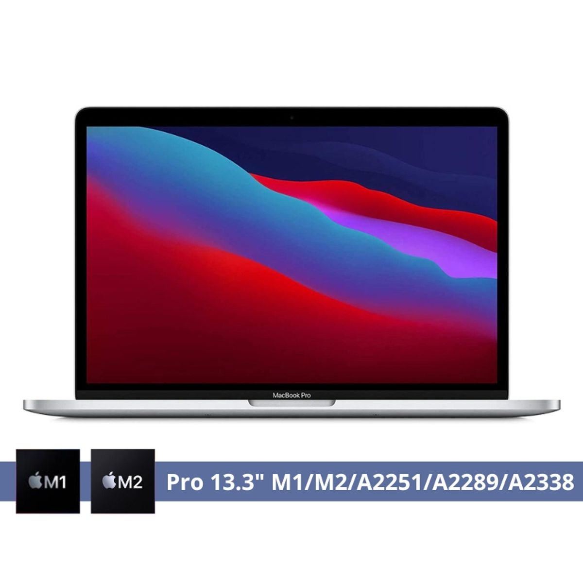 GENERICO - Carcasa Negra Acabado Mate Para Macbook Pro 13.3 M2/M1 Mas Protector