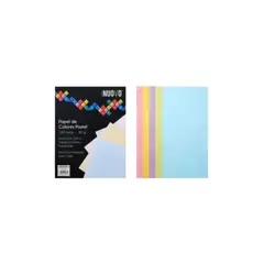 NUOVO - HOJAS DE COLORES PASTELES 100 UNIDADES