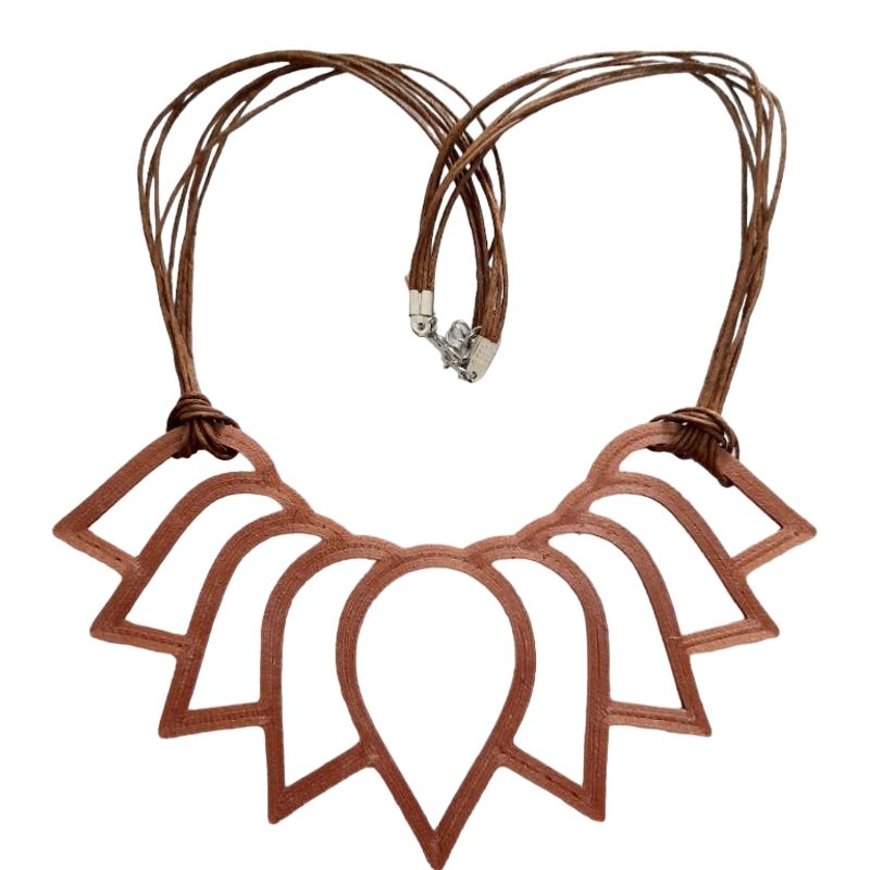 CATHALIFAUDJOYAS - COLLAR 3D FLOR LOTO CATHALIFAUDJOYAS
