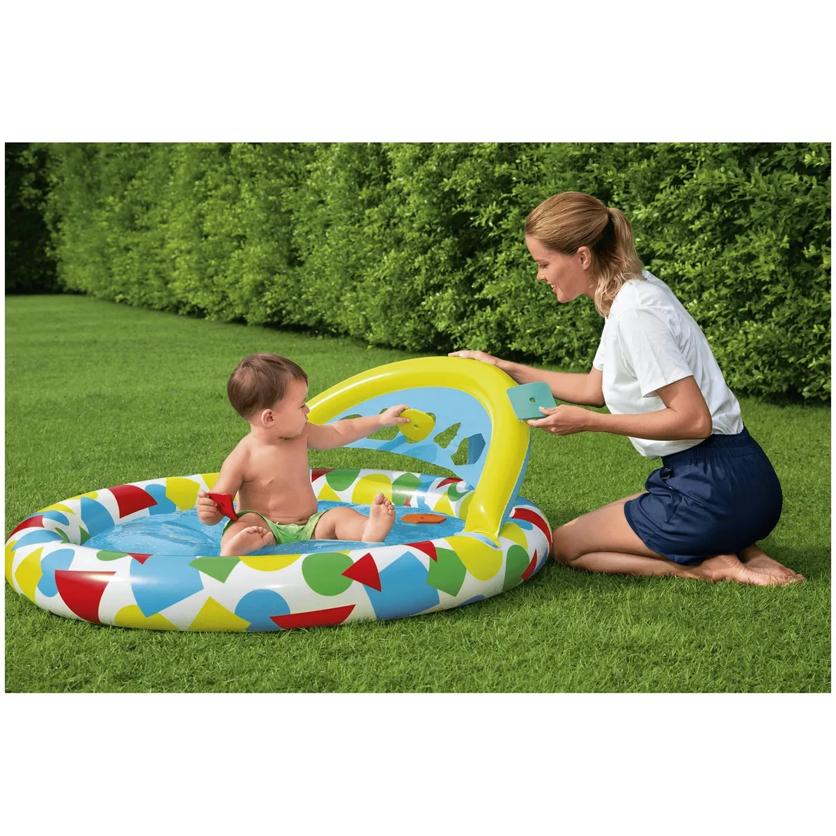 BESTWAY - Piscina Inflable – Aprende a Chapotear 120 x 117 x 46 cm