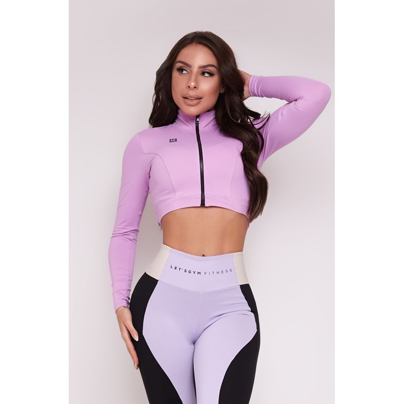 LETSGYM - CHAQUETA CROP ELEMENTARY LETSGYM