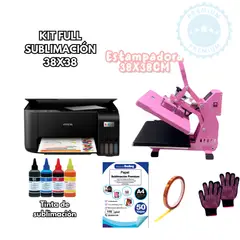 GENERICO - ESTAMPADORA 38x38 KIT SUBLIMACION K129