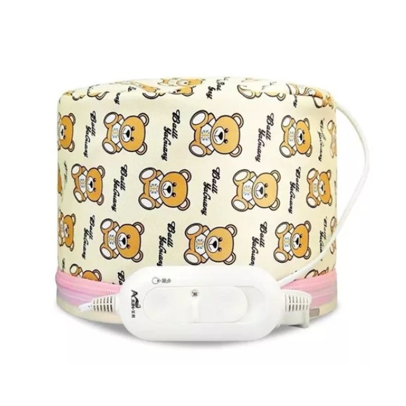 GENERICO - Pack 6 Gorro Térmico Tratamiento Masaje Capilar Oso