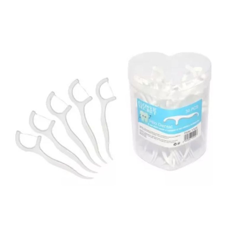 GENERICO - Hilo Dental Interdental Dientes 60 Unidades.