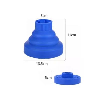 Imagen 2 del producto Difusor Plegable De Silicona Para Secador De Cabello Azul