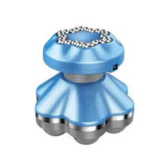 GENERICO - Mini Masajeador Cuello Cabeza Y A Pilas Y Usb Azul