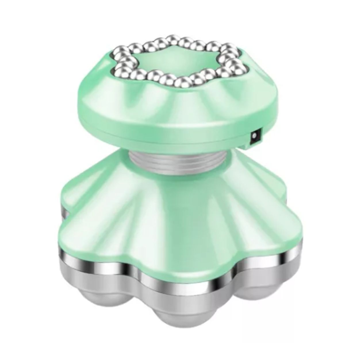 GENERICO - Mini Masajeador Cuello Cabeza Y A Pilas Y Usb Celeste