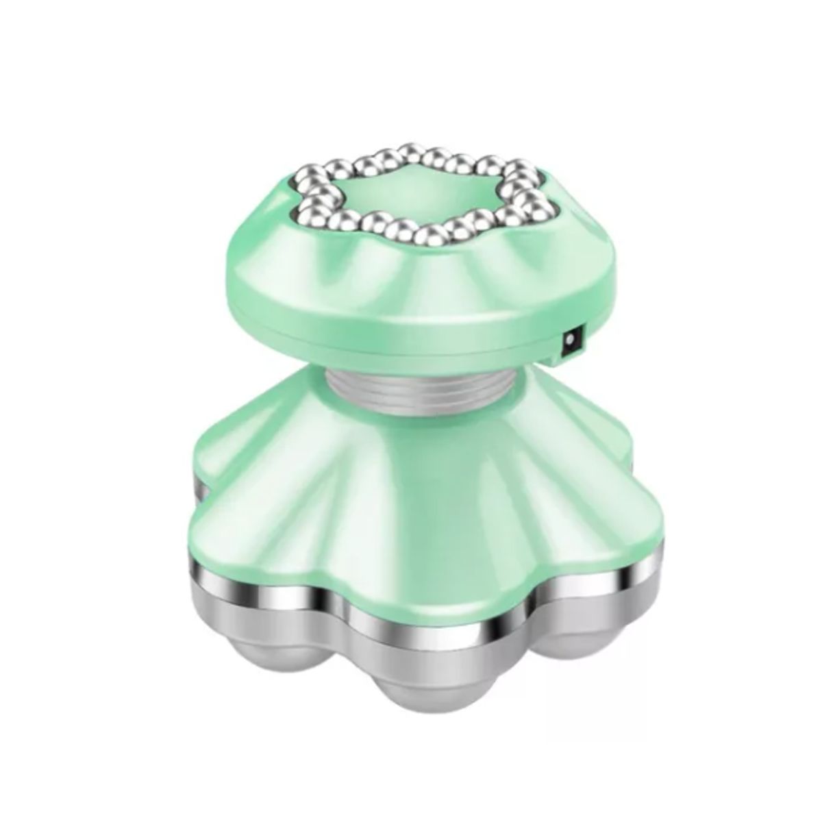 GENERICO - Mini Masajeador Cuello Cabeza Y A Pilas Y Usb Celeste