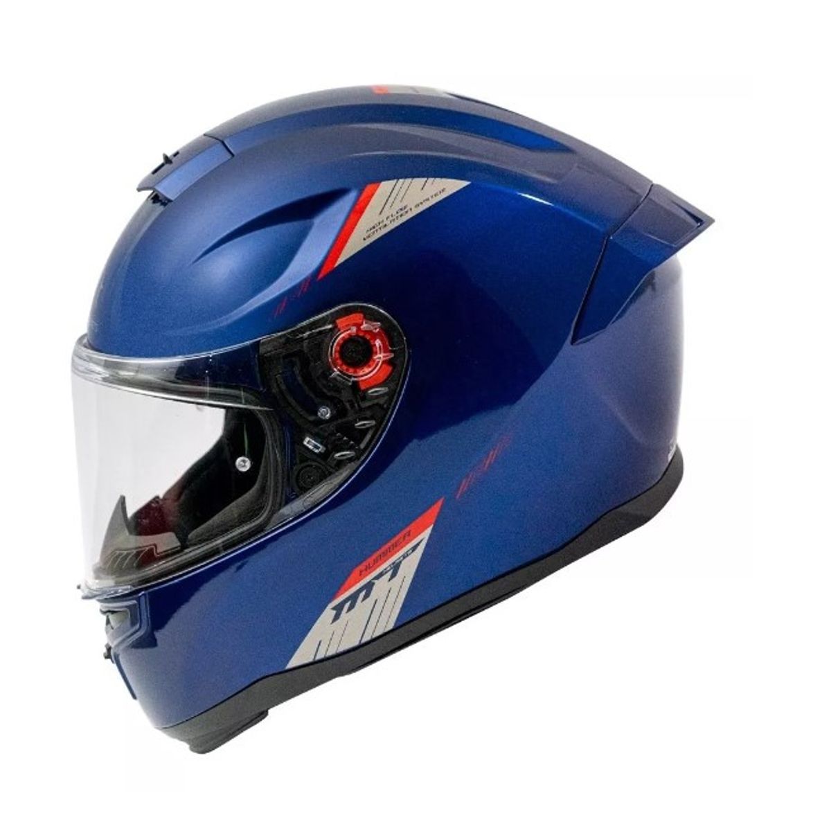 GENERICO - Casco De Moto  Hummer Solid A7 Azul + Regalo Talla S