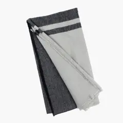 LOUNGE - Maxi Bufanda Mujer Bicolor Gris