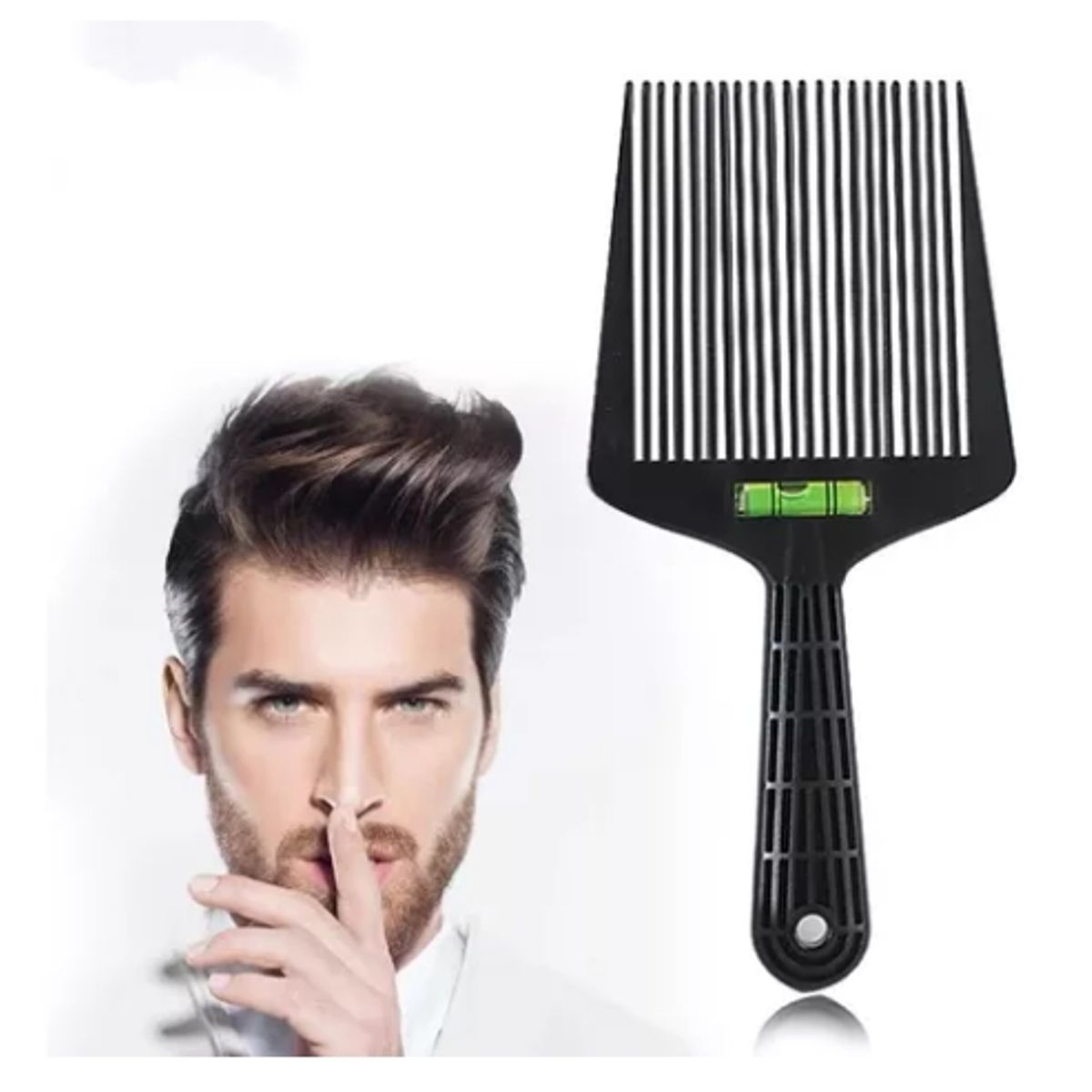 GENERICO - Peine Guía Plana Para Corte De Pelo Peine Para Peluquería.