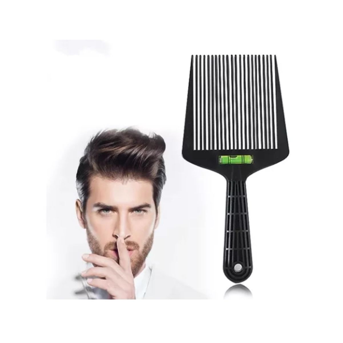 GENERICO - Peine Guía Plana Para Corte De Pelo Peine Para Peluquería.